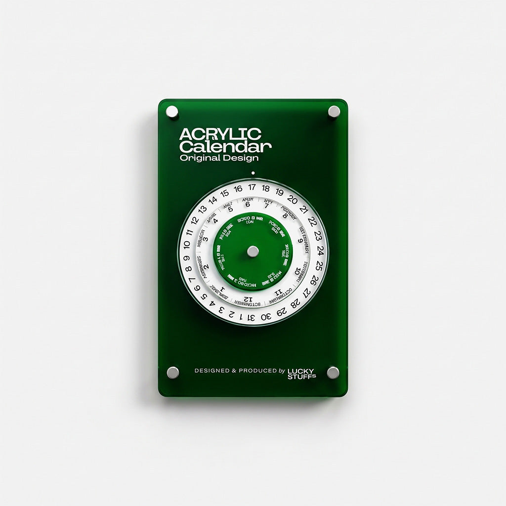 Acrylic Perpetual Desk Calendar