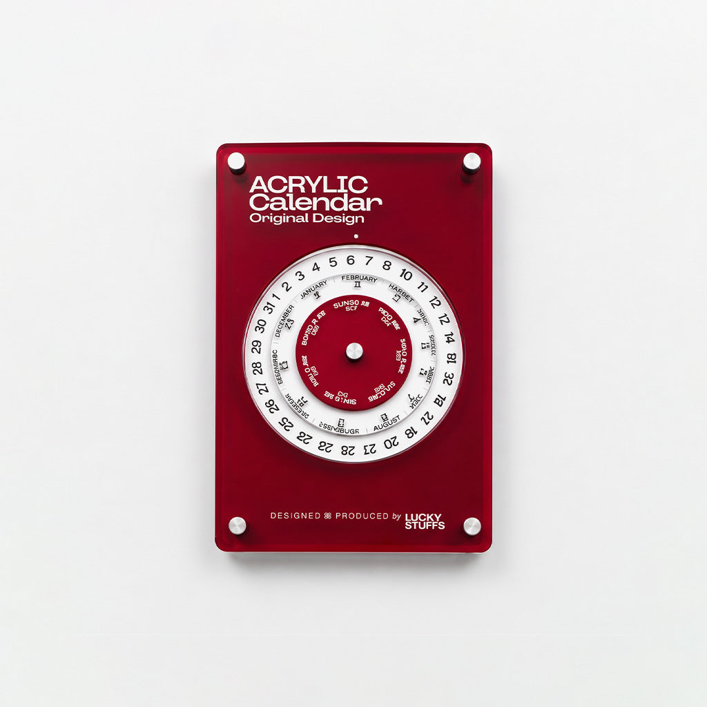 Acrylic Perpetual Desk Calendar