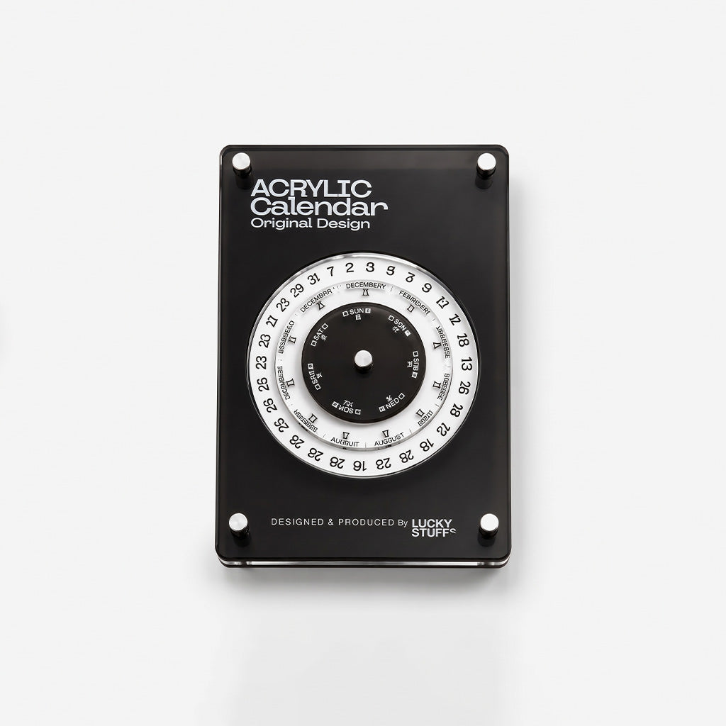 Acrylic Perpetual Desk Calendar