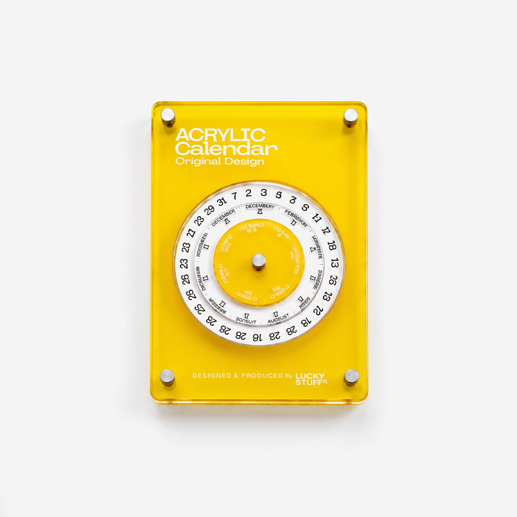 Acrylic Perpetual Desk Calendar
