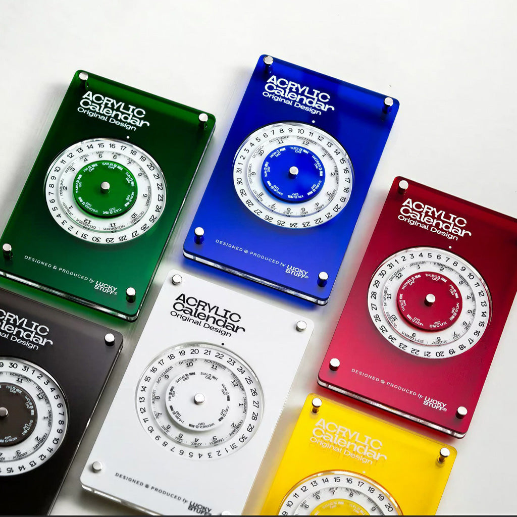 Acrylic Perpetual Desk Calendar