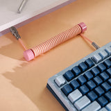Macaron Coiled Aviator Keyboard Cable