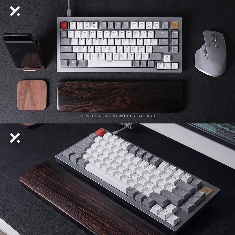 Zitan Ebony Hardwood Wrist Rest