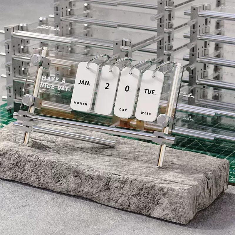 Acrylic Flip Calendar Desk Ornament