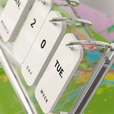 Acrylic Flip Calendar Desk Ornament