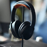 Vintage Hand-Stitched Leather Headphone Stand