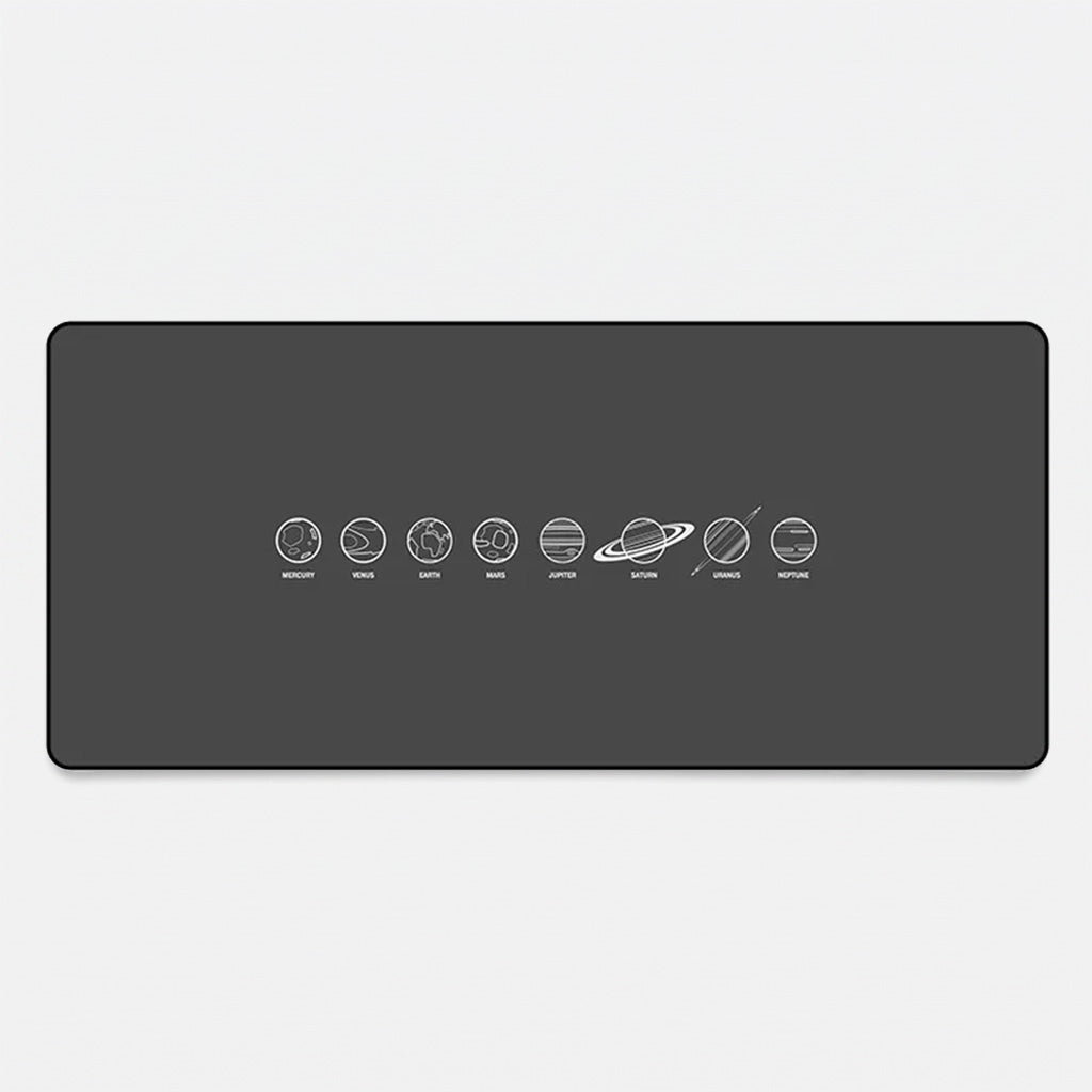 Solar System Eight Planets Desk Pad