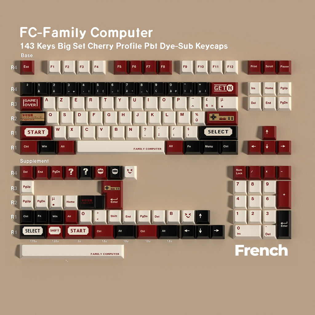 Family Computer PBT Keycap Set