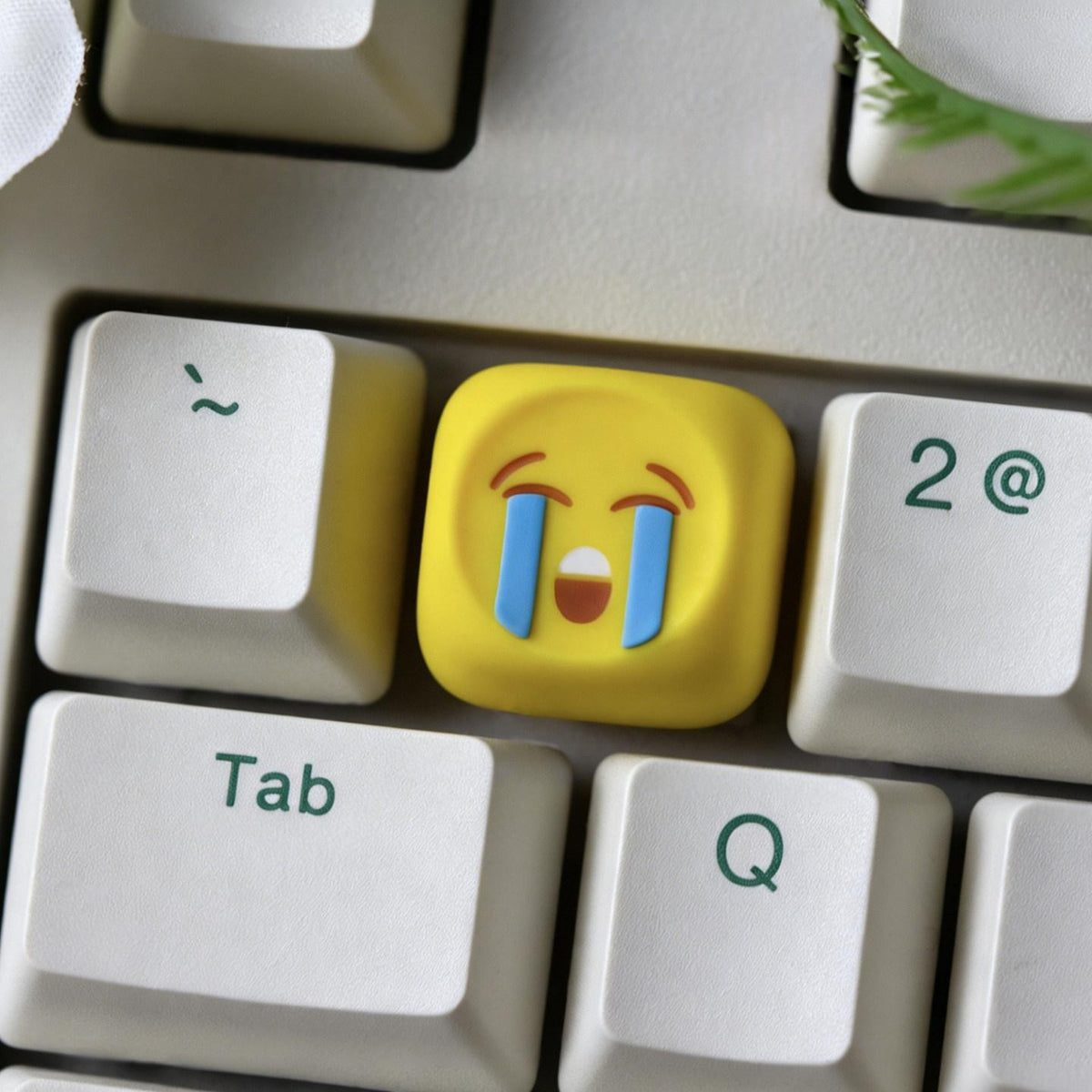 Cute 3D Emoji Face Artisan Keycap