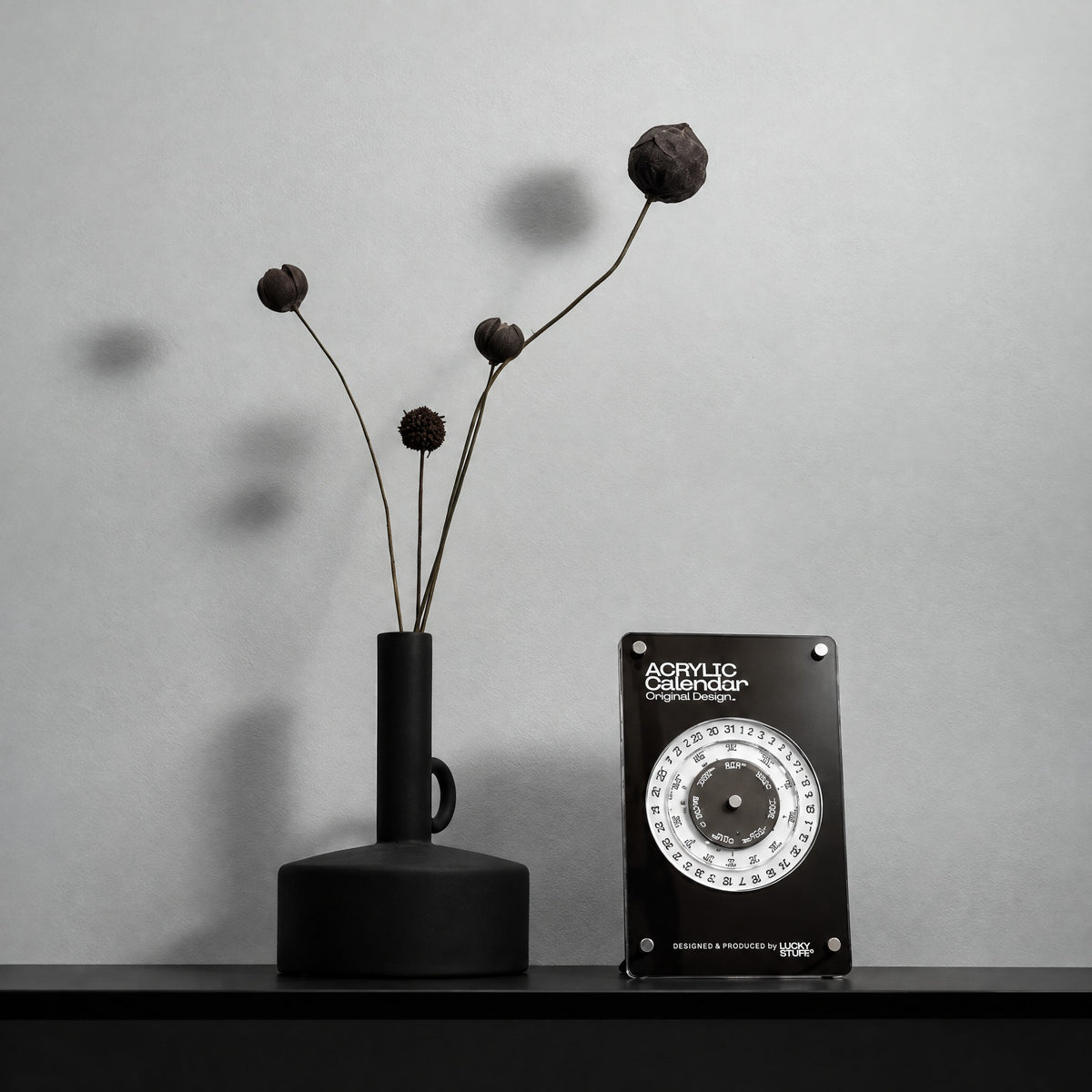 Acrylic Perpetual Desk Calendar