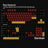 Red Samurai PBT Keycap Set