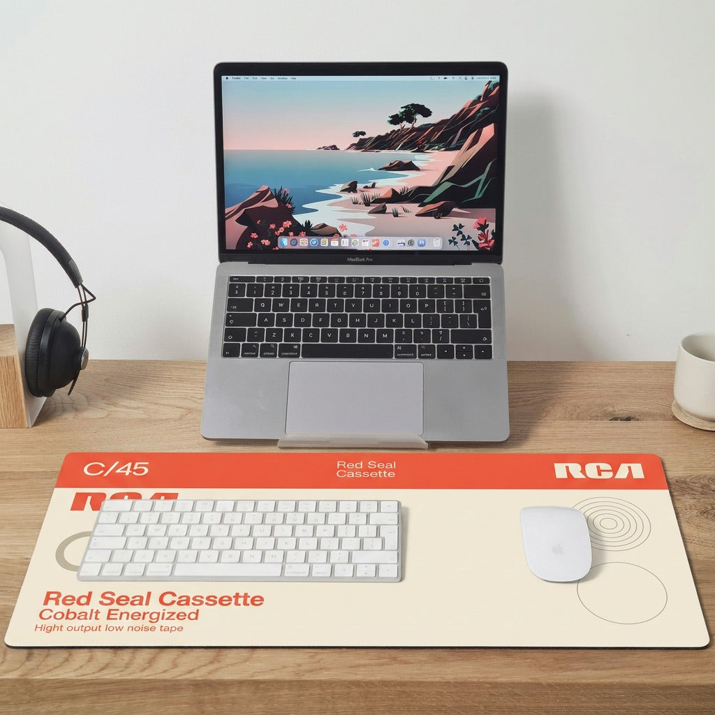 Red Seal Retro Cassette Deskpad