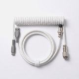 Macaron Coiled Aviator Keyboard Cable