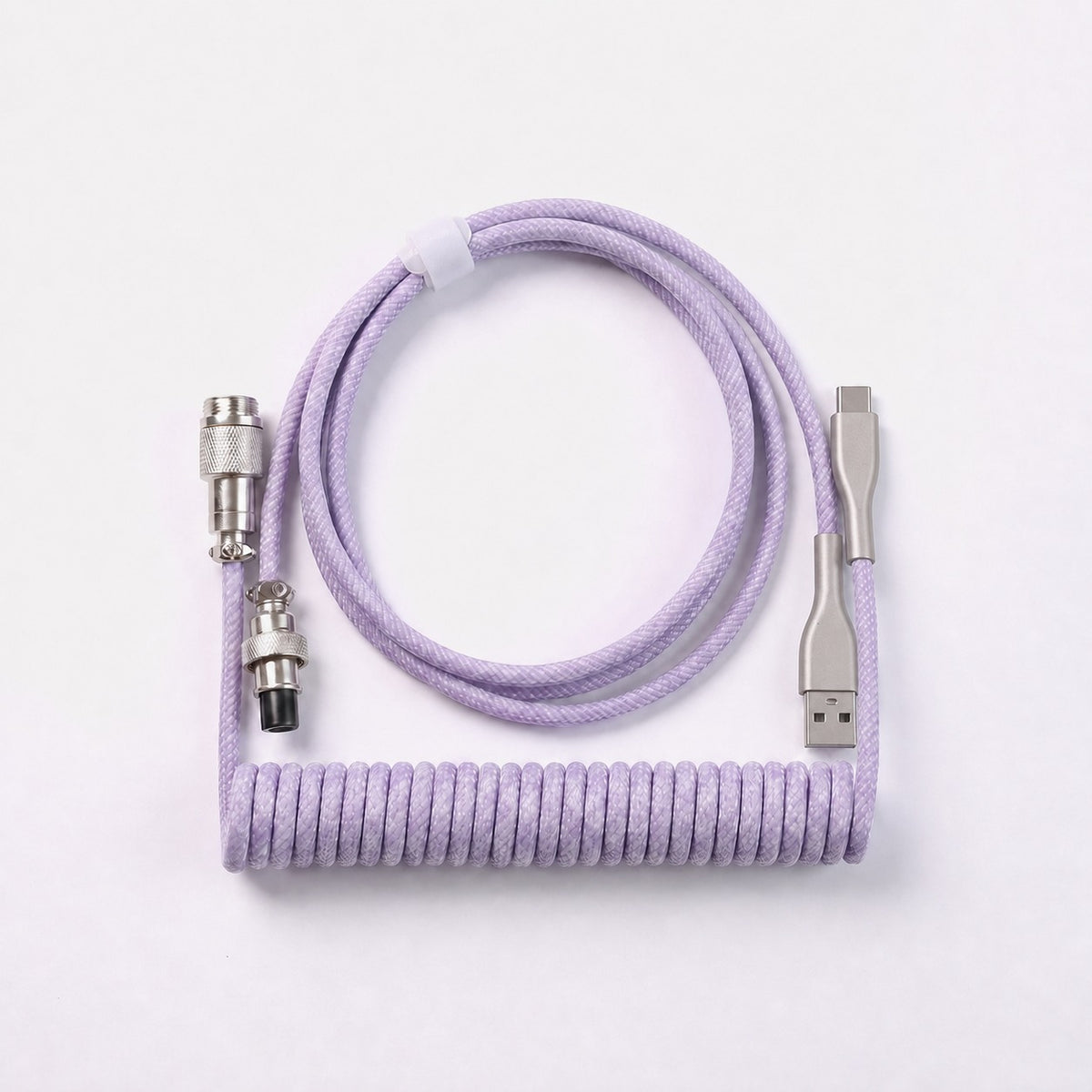 Macaron Coiled Aviator Keyboard Cable