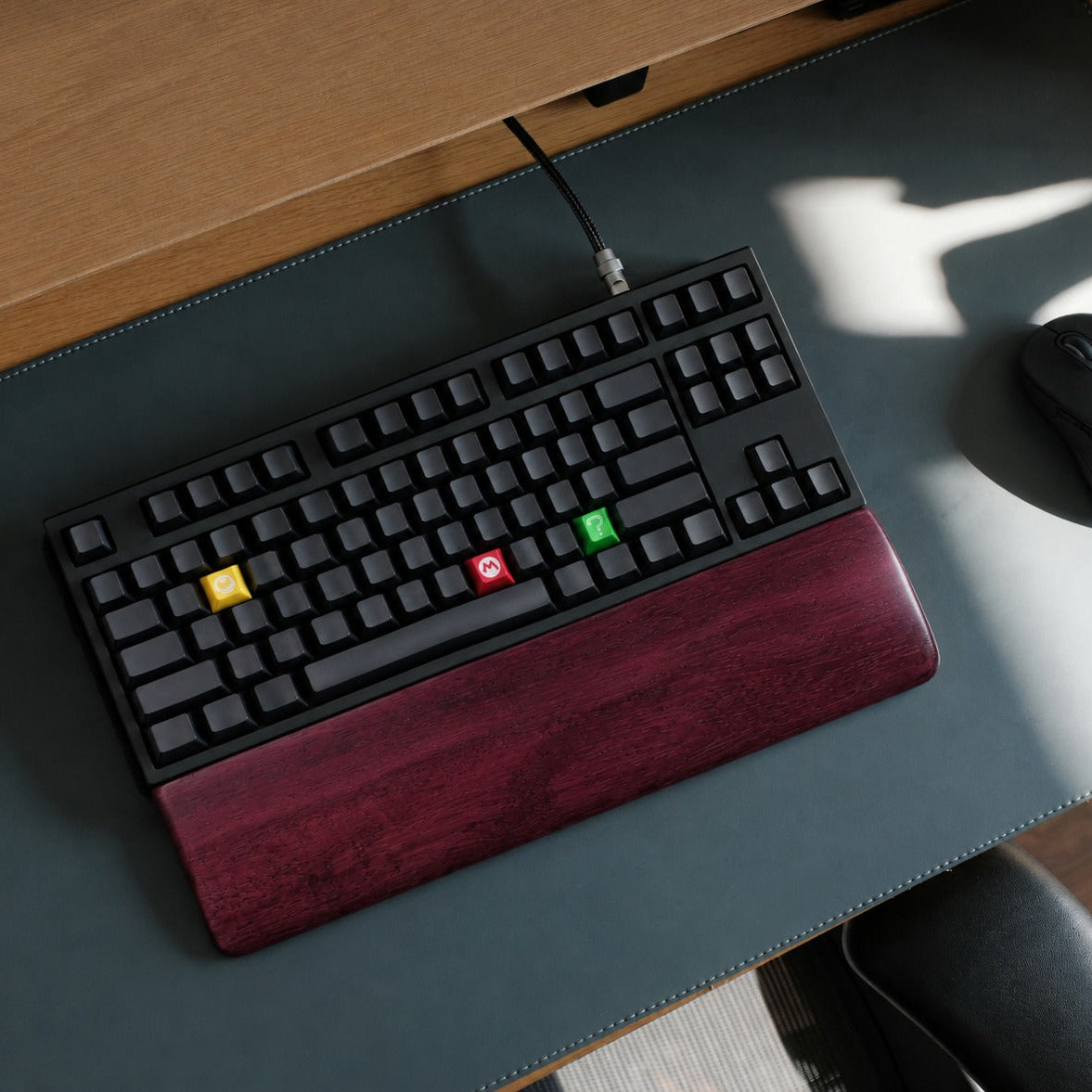 Purpleheart Solid Wood Wrist Rest