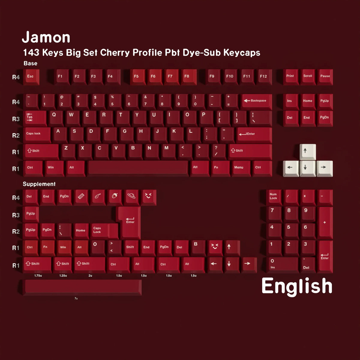 Jamon PBT Keycap Set