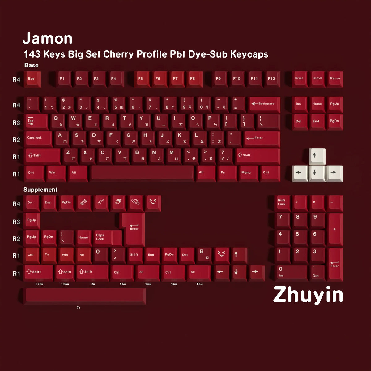 Jamon PBT Keycap Set