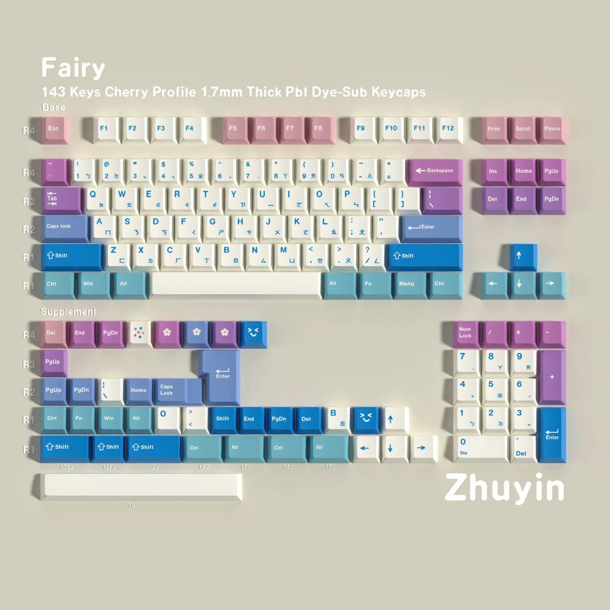 Fairy PBT Keycap Set