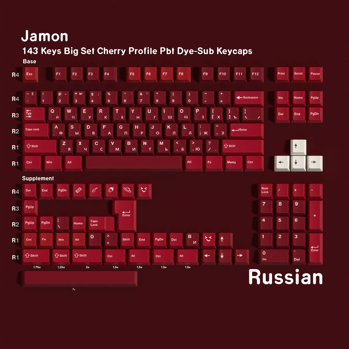 Jamon PBT Keycap Set