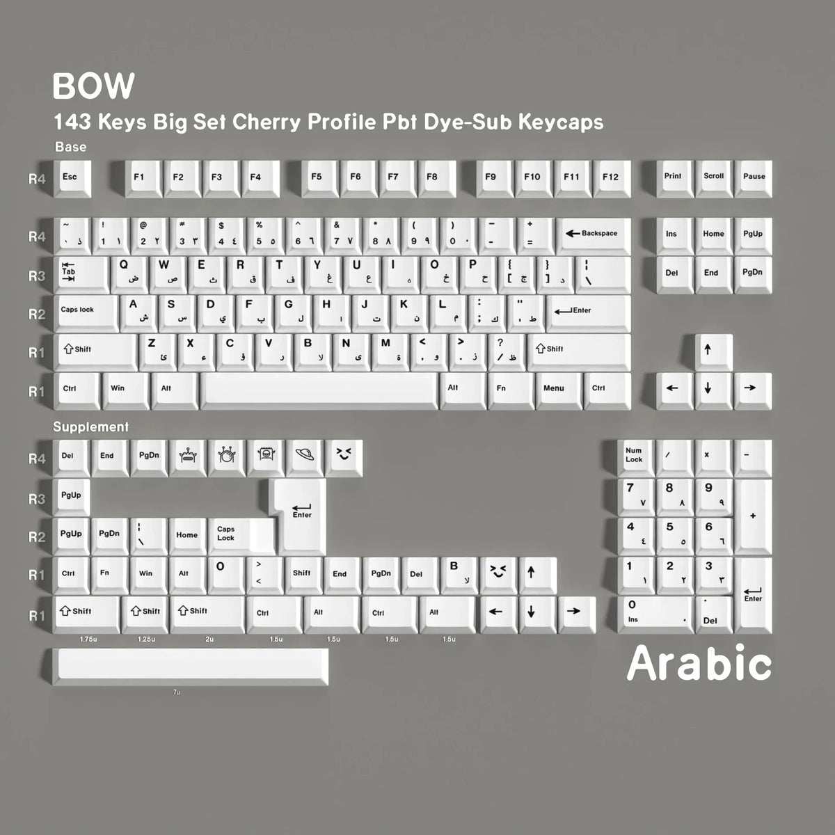 BOW PBT Keycap Set