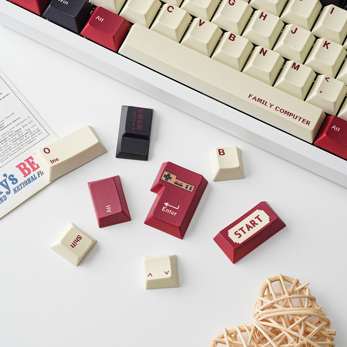 Family Computer PBT Keycap Set