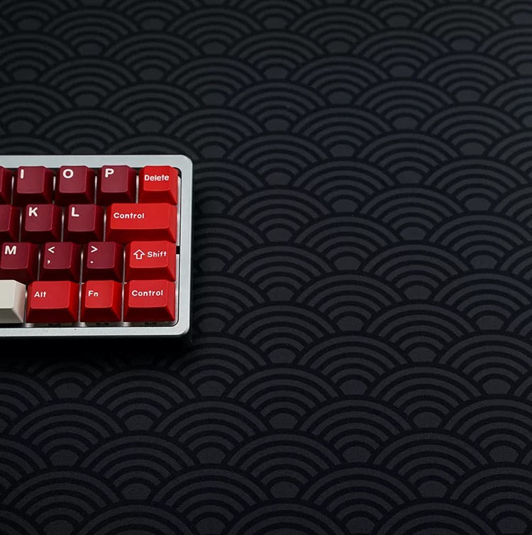 Japanese Seigaiha Wave Desk Pad