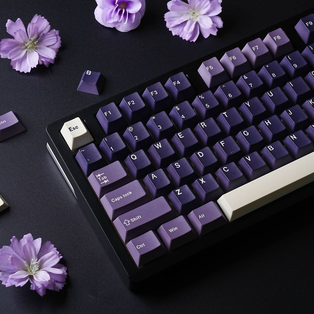 Carbon Purple PBT Keycap Set