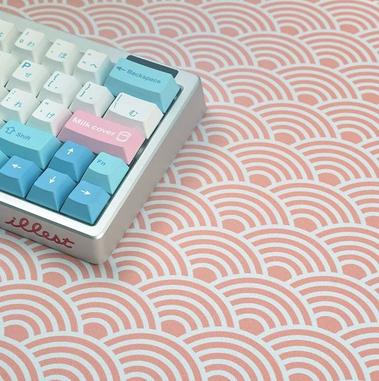 Japanese Seigaiha Wave Desk Pad