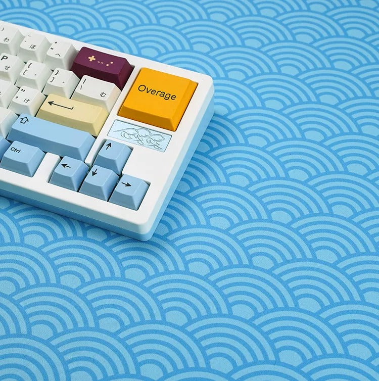 Japanese Seigaiha Wave Desk Pad