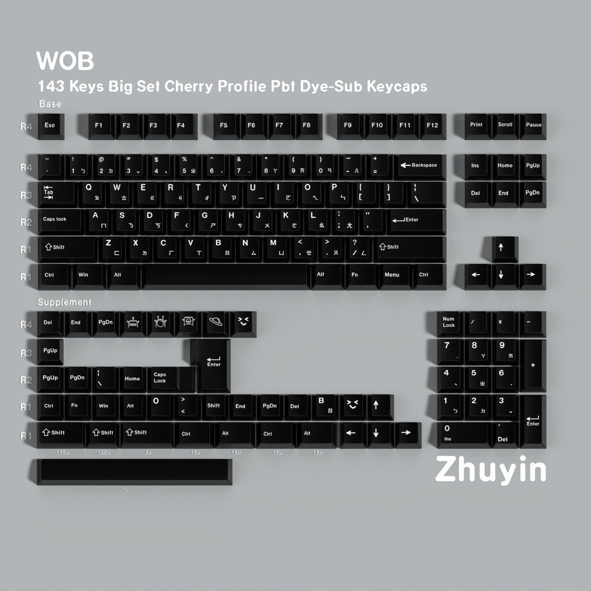 WOB PBT Keycap Set