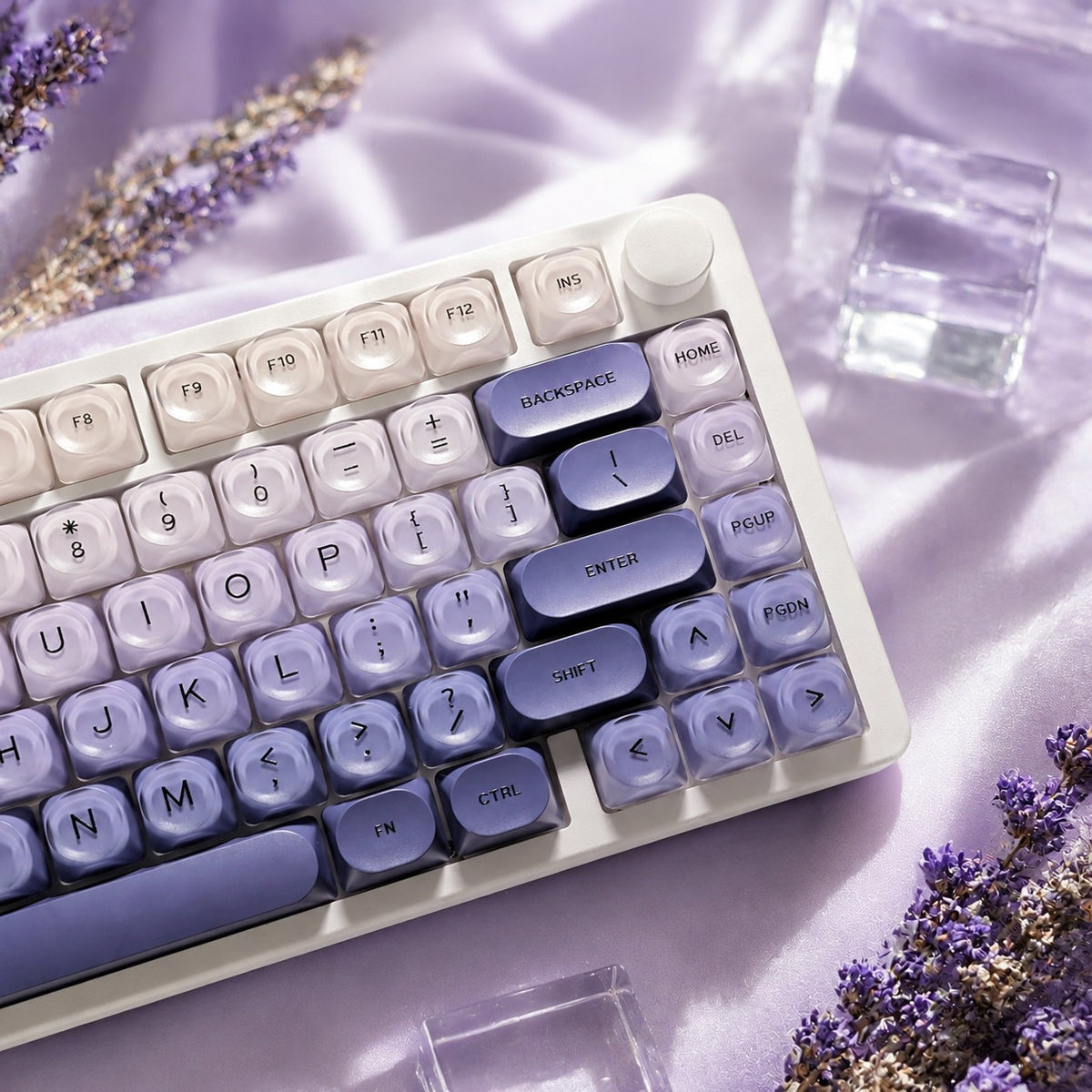 Purple Foundation Liquid Keycap Set