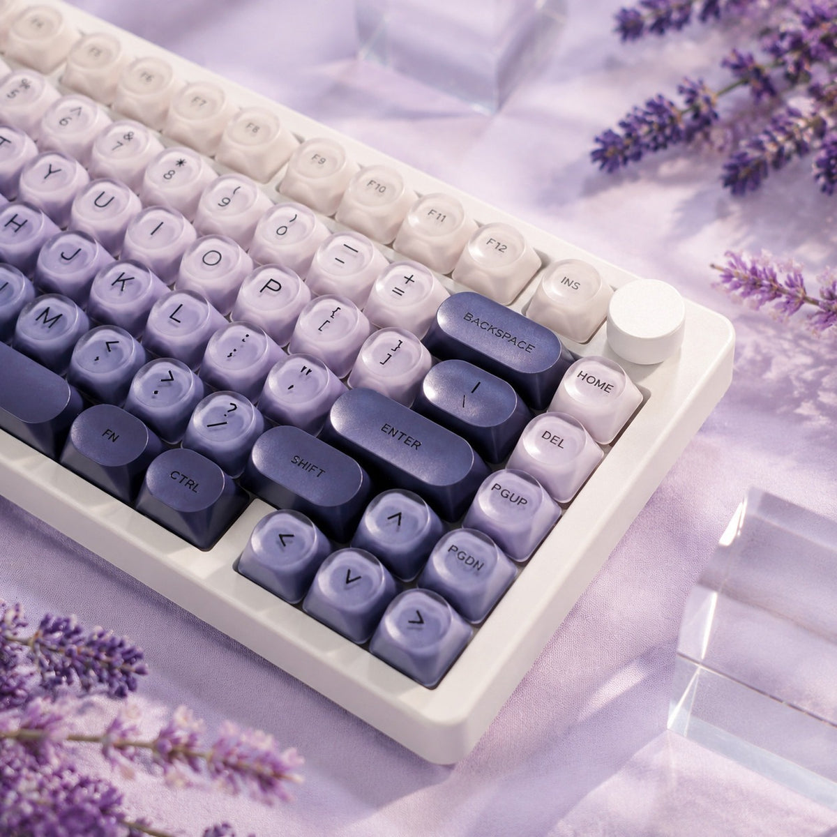 Purple Foundation Liquid Keycap Set