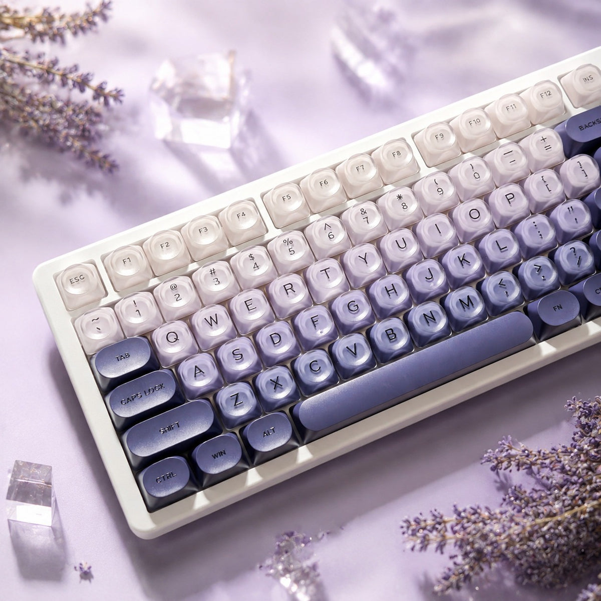 Purple Foundation Liquid Keycap Set