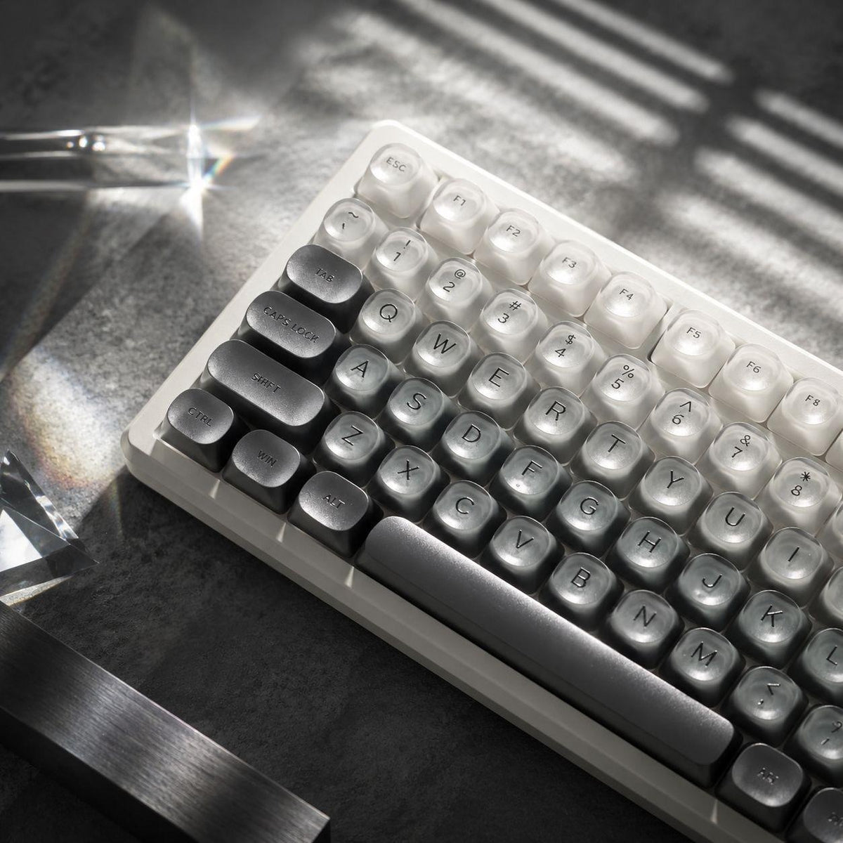 Gray Foundation Liquid Keycap Set