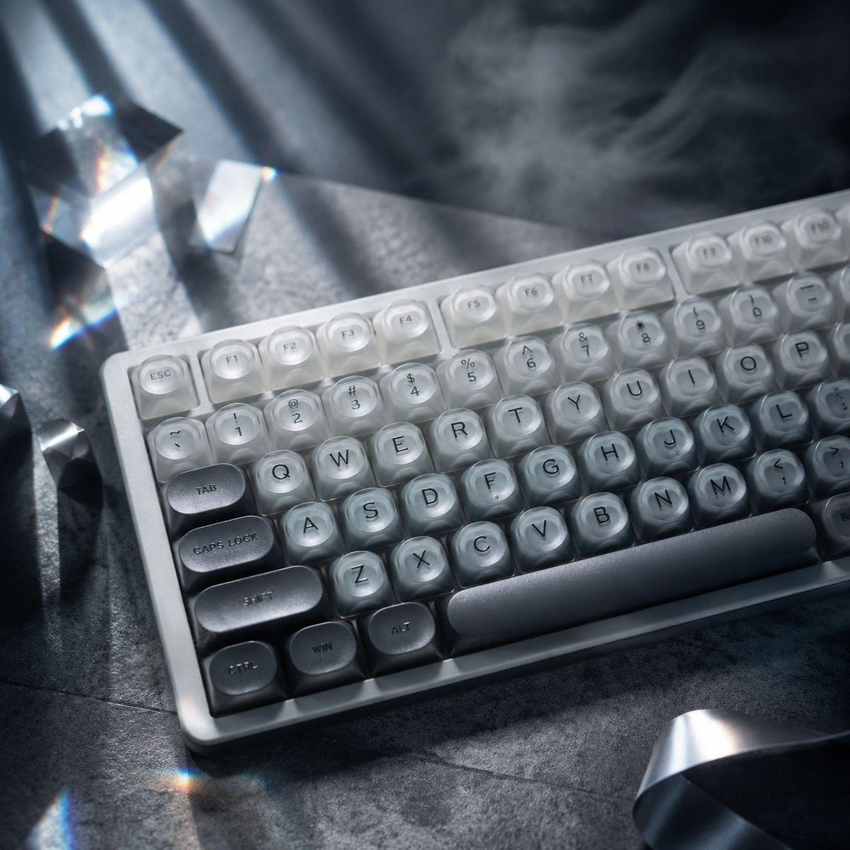 Gray Foundation Liquid Keycap Set