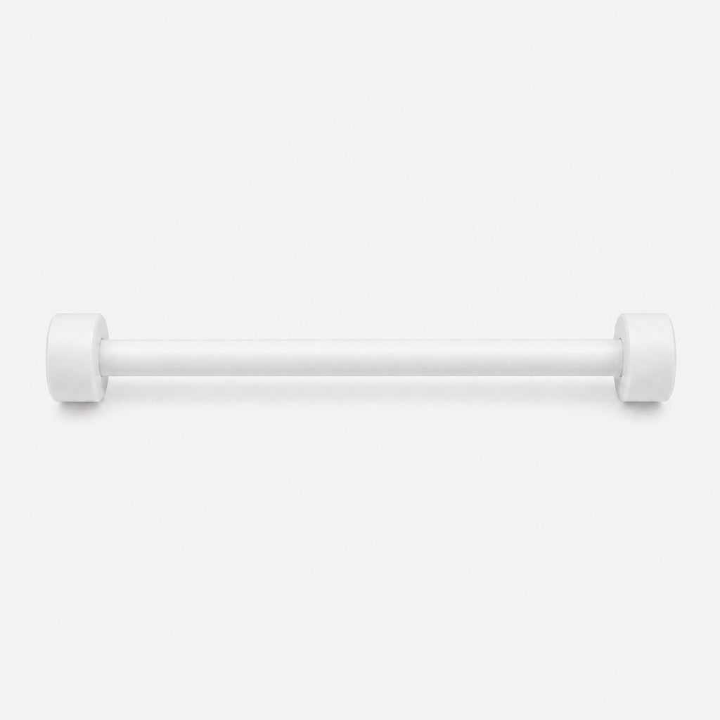 White ceramic-coated aluminum keyboard cable coil rod