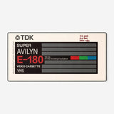 TDK E-180 Retro Cassette Deskpad