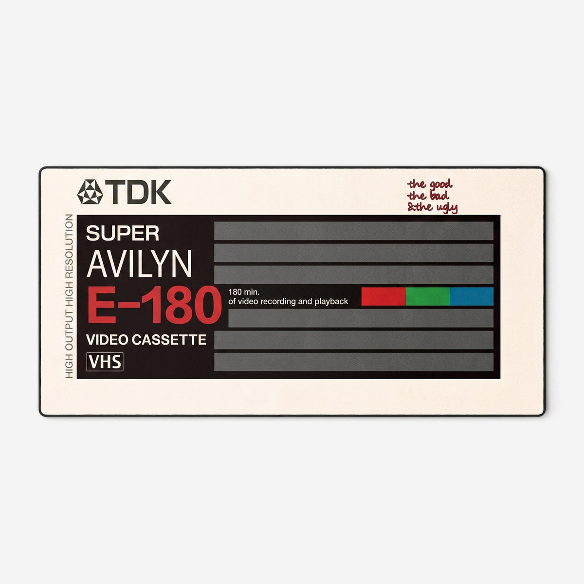 TDK E-180 Retro Cassette Deskpad