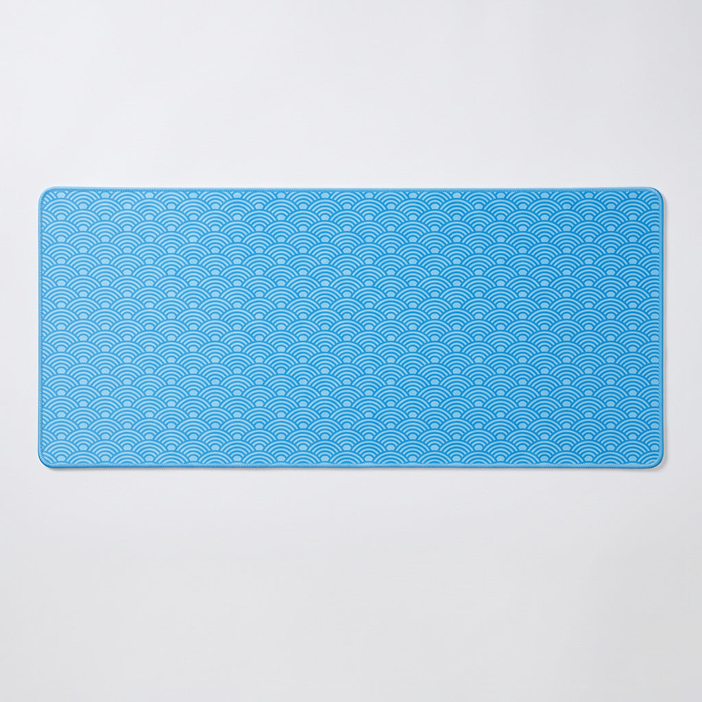 Japanese Seigaiha Wave Desk Pad