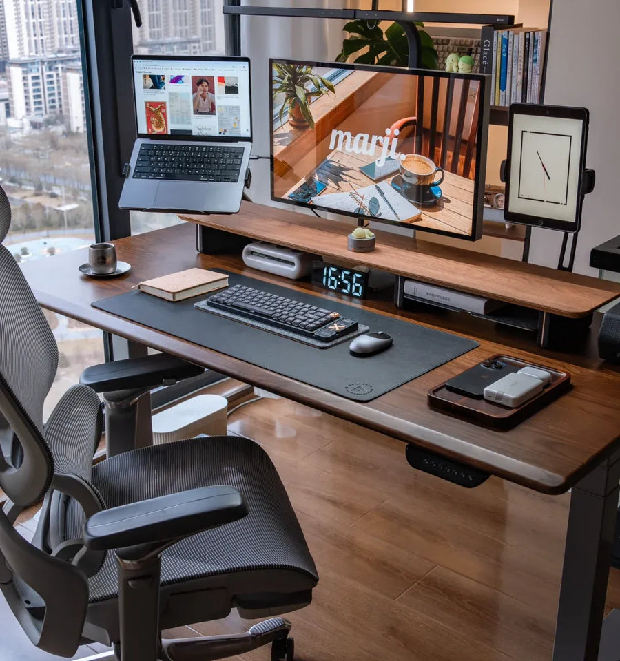 Desk Setup Tour: A Walnut Workspace with a View