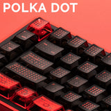 Polka Dot Frosted Translucent PC Keycap Set