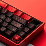 Polka Dot Frosted Translucent PC Keycap Set