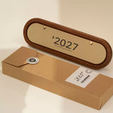 2027 Wooden Flip Desk Calendar