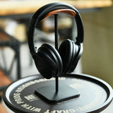 Vintage Hand-Stitched Leather Headphone Stand