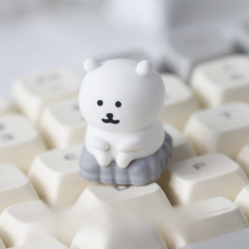 Self-Deprecating Bear Artisan Keycap