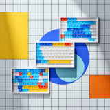KEYMOJI Mondrian Geometric PC Keycap Set