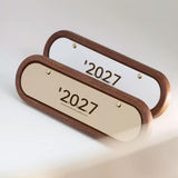 2027 Wooden Flip Desk Calendar