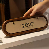 2027 Wooden Flip Desk Calendar
