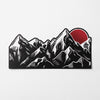 Alpine Sunrise Mountain Desk Pad