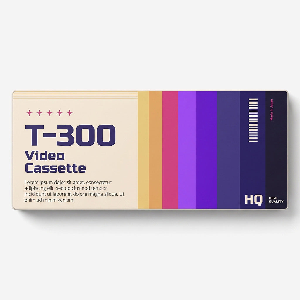 HD Film T-300 Retro Cassette Deskpad